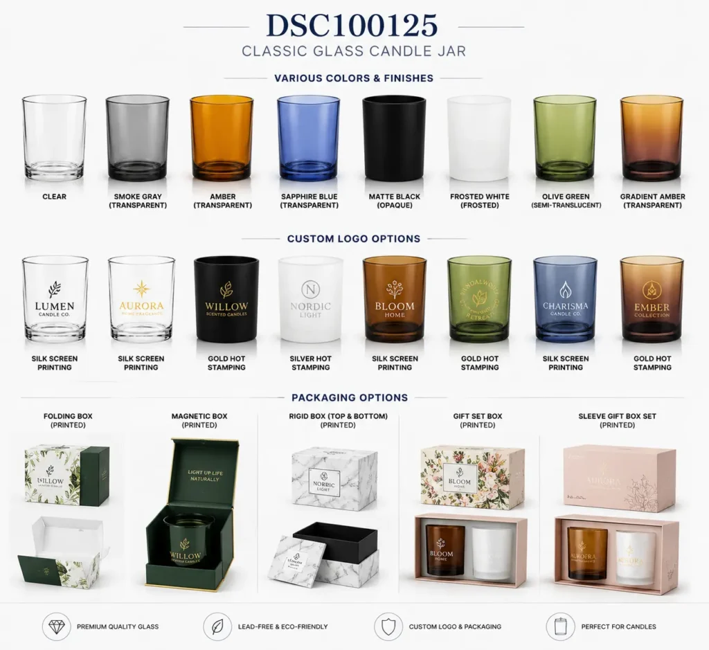 OEM candle packaging