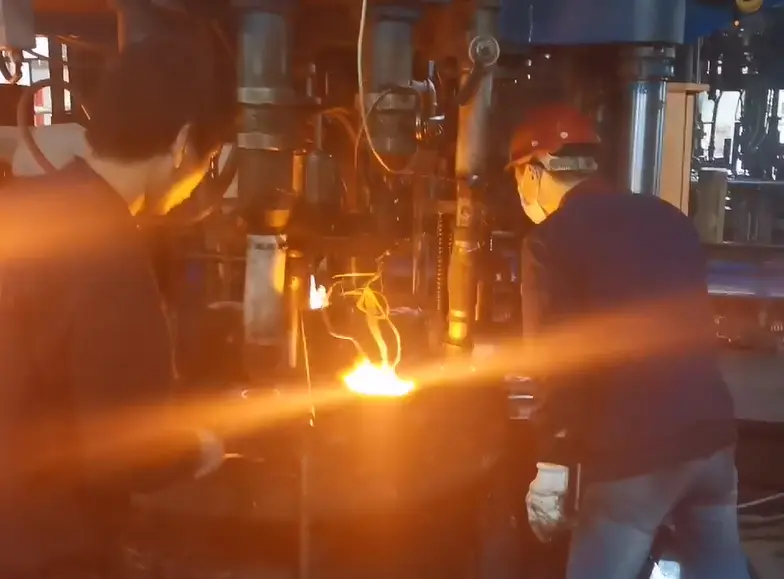Glass production line for candle jar manufacturing