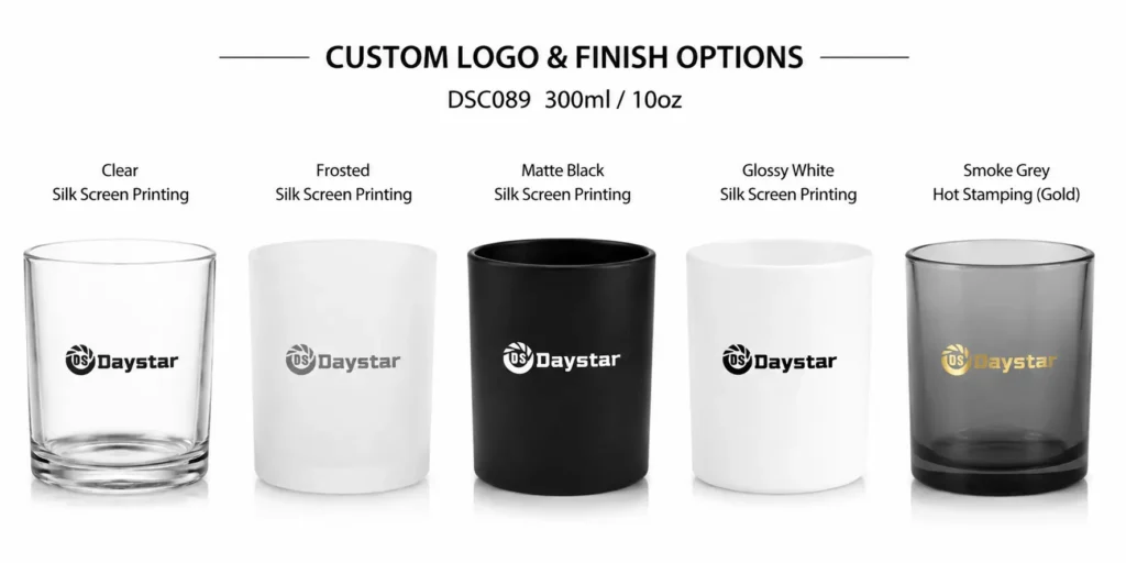 custom candle jars