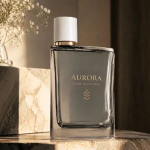 luxury square glass perfume bottle for fragrance brands