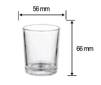 small candle vessel