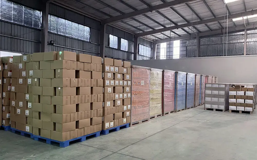 warehouse for candle jar supplier