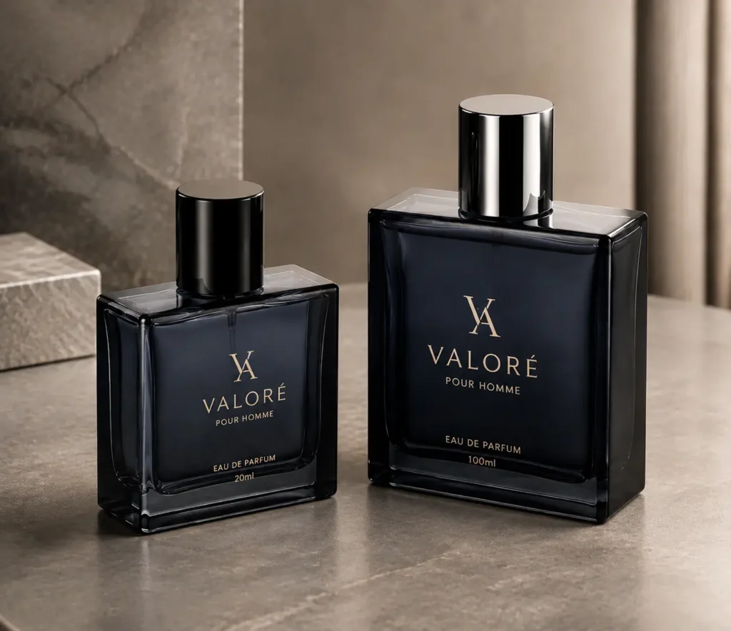 luxury black men perfume bottle