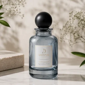 round luxury perfume bottles with ball cap