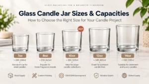 Glass Candle Jar Sizes & Capacities: How to Choose the Right Size